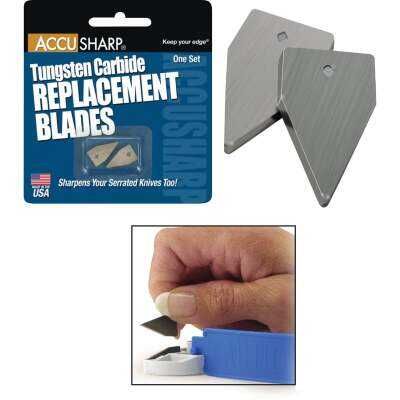 AccuSharp Tungsten Carbide Replacement Sharpening Blade (2-Pack)